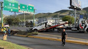El incidente ocurrió en los límites de los municipios de Monterrey y San Pedro.| Especial