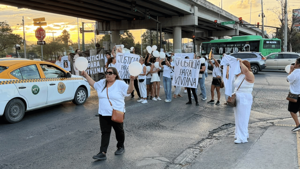 Protestan por justicia para Viviana Marlene en Monterrey