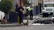 Tras el accidente, el conductor del vehículo involucrado se dio a la fuga.