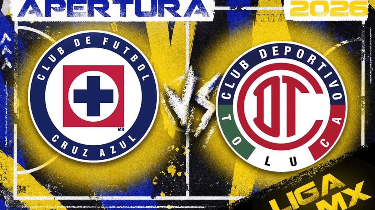 Cruz Azul y Toluca se verán las caras en la jornada 10 del Apertura 2026 en el Estadio Banorte.