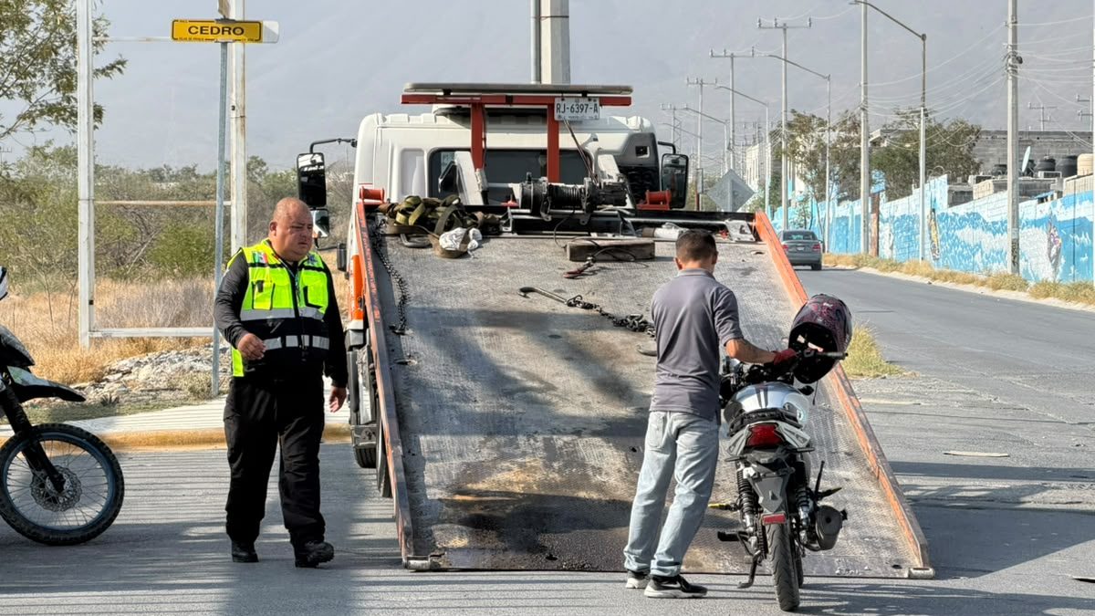 El incidente transcurrió sobre la calle 16 de Septiembre.