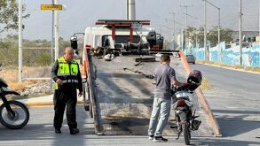 El incidente transcurrió sobre la calle 16 de Septiembre.