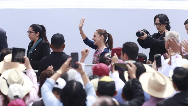 La presidenta de México, Claudia Sheinbaum, concluyó su gira de rendición de cuentas con un saldo de 850 mil asistentes.