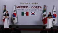 Presidenta de México, Claudia Sheinbaum y Lee Jae-Myung, presidente de Corea del Sur