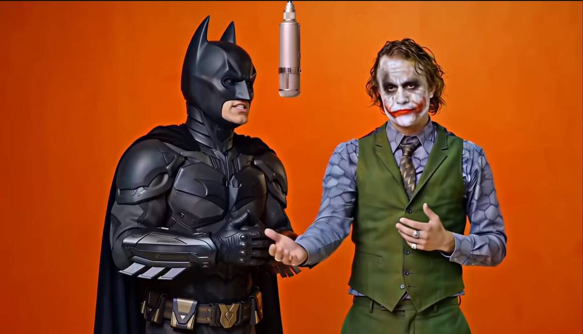 Los usuarios incluso han juntado al Batman de Christian Bale y el icónico Joker de Heath Ledger en el trend.