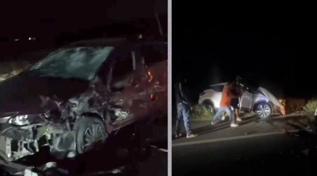 Accidente carretera Salamanca-Valle de Santiago deja heridos. | Redes Sociales