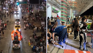 Se desata estampida en Irapuato tras falsa alarma de balacera durante desfile. | Redes Sociales