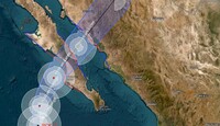 Se espera que el ciclón toque tierra este lunes 28 de septiembre. | Centro Meteorológico del Pacífico