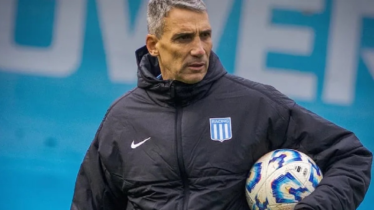 Juan Pablo Vojvoda dirigió 13 partidos oficiales a Racing en Liga y Copa de Argentina / Cortesía