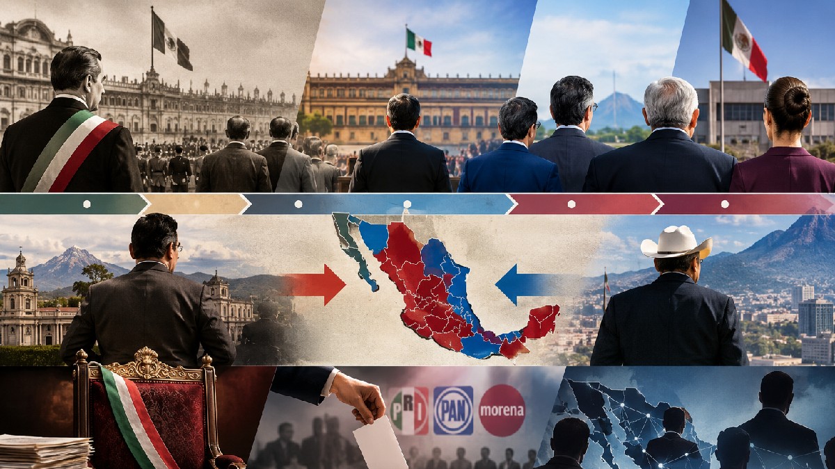 México fue gobernado por presidentes muy poderosos.