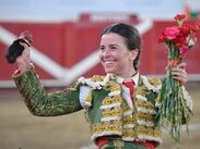 La novillera española Miriam Cabas fue capaz de cortar una oreja en su primera tarde en Guadalajara | EMSA