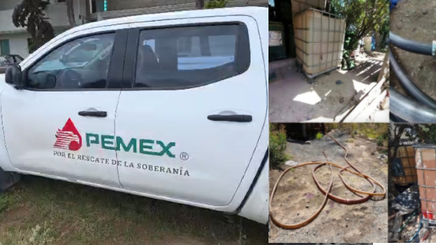 En el predio asegurado, se encontraron más de 20 mil litros de combustible de procedencia ilícita.