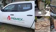 En el predio asegurado, se encontraron más de 20 mil litros de combustible de procedencia ilícita.