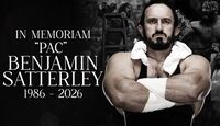 Recordado en WWE como Adrian Neville por su dominio en NXT y la división crucero, PAC marcó época en el wrestling mundial por su estilo aéreo.