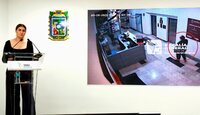 A las 21:01 horas se aprecia a Rubén Alberto aún en el edificio del CIS, de donde sale para dirigirse hacia el tercer sótano / Agencia Es Imagen