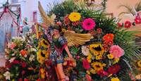 Familias provenientes de Puebla, Veracruz, Hidalgo, Ciudad de México y otras entidades celebraron a San Miguel Arcángel en Nativitas, Tlaxcala