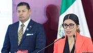El gobernador Alejandro Armenta reconoció el trabajo de Gabriela Sánchez como titular de la Secretaría del Deporte y Juventud | Anel Esgua