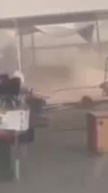 Central de Abastos de Actopan, Hidalgo, sufre destrozos tras fuerte torbellino; comerciantes son afectados