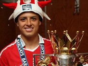 Chicharito conquistó la Premier League con el Manchester United en 2010-2011 y 2012-2013 / @ch14_