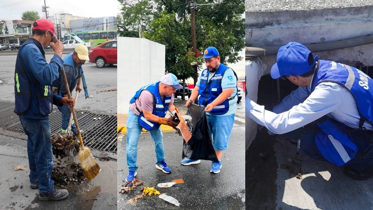 Cuadrillas de Servicios Públicos desazolvaron rejillas pluviales en arterias primarias de San Nicolás.