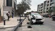 Elementos de Tránsito abanderaron la zona y cerraron el carril de baja velocidad