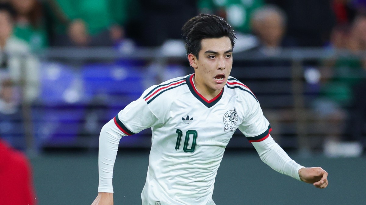 Gilberto Mora en el amistoso contra Colombia / @miseleccionmx