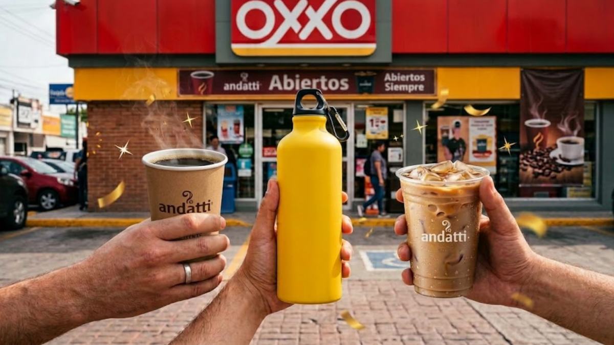 En Oxxo podrás difrutar de un café Andatti frío o caliente en el Día del Café /Gemini