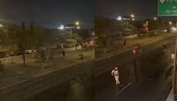 Una riña entre decenas de jóvenes provocó momentos de tensión en la colonia Santa Martha, en Escobedo.