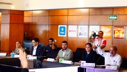 Sesión del consejo local del Instituto Nacional Electoral en Nuevo León.