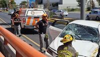Hasta el sitio acudieron elementos de Protección Civil Monterrey y Protección Civil Nuevo León.