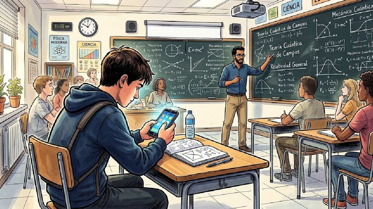 En la actualidad, los menores llevan a las aulas teléfonos inteligentes costosos que ofrecen acceso ilimitado a herramientas digitales |