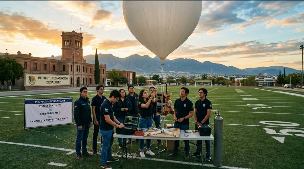El dispositivo será elevado con un globo de helio y contará con GPS para facilitar su recuperación. | Imagen temática generada por IA Gemini