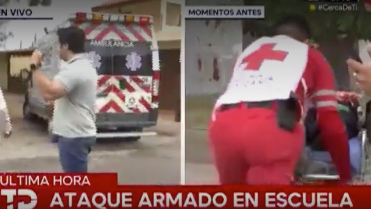 En el exterior del recinto, la angustia fue desbordante.