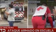 En el exterior del recinto, la angustia fue desbordante.