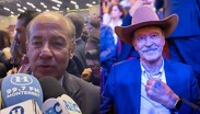 Los expresidentes de México, Felipe Calderón y Vicente Fox, acudieron al Segundo Informe de Gobierno de Adrián de la Garza.