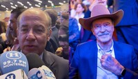 Los expresidentes de México, Felipe Calderón y Vicente Fox, acudieron al Segundo Informe de Gobierno de Adrián de la Garza.