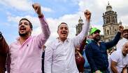 Janecarlo Lozano acudió al mitin de Sheinbaum en el Zócalo