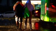 Lluvias fuertes en Monterrey.