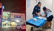 El pequeño fue recibido por personal médico y quedó bajo observación para monitorear sus pulmones.