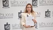 La Presidenta del Congreso local, Perla Villarreal Valdez.| Especial