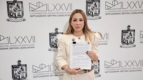 La Presidenta del Congreso local, Perla Villarreal Valdez.| Especial