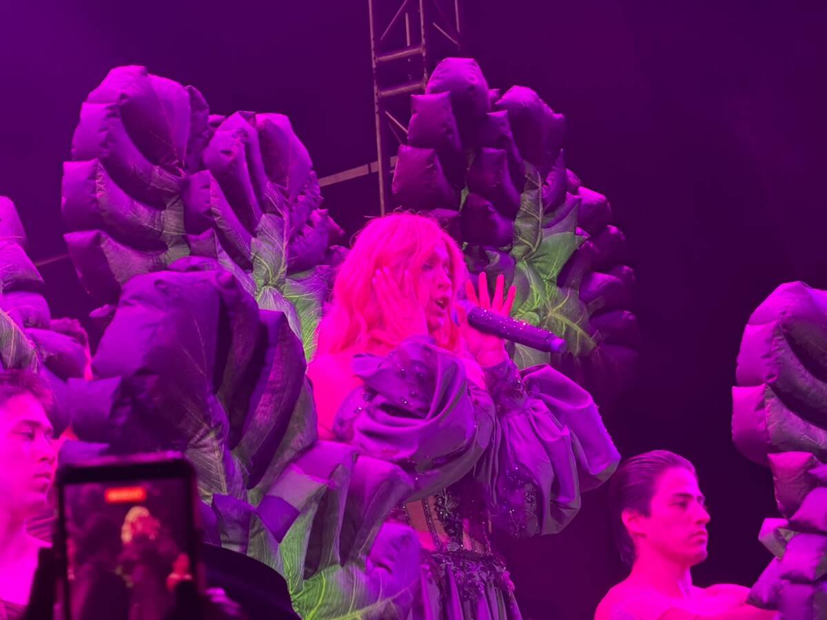 Yuri encabezó el festejo durante la velada de aniversario.