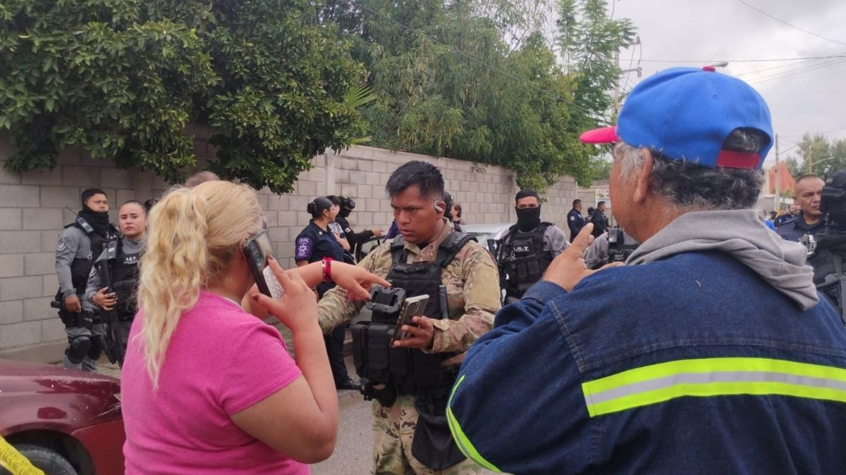 En la zona permanecen desplegados elementos de seguridad de los tres niveles de gobierno.