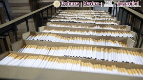 Durante el operativo se aseguró más de 60 toneladas de cigarrillos apócrifos.