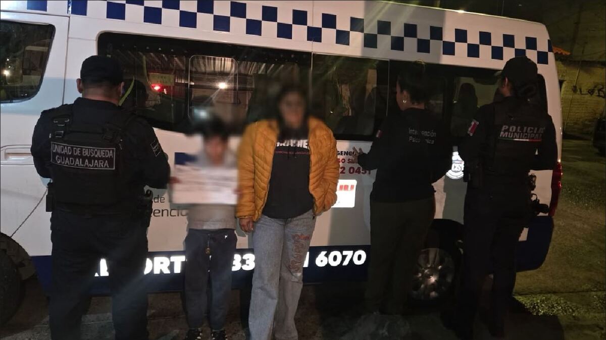 El menor fue llevado a su hogar por la Policía de Guadalajara.