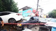 Inundaciones en Santa Catarina deja 75 casas afectadas y 25 carros apilados