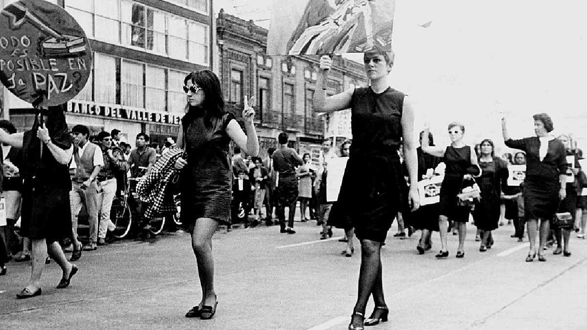 Durante el movimiento estudiantil de 1968, las mujeres mantuvieron una de las mayores participaciones/ Wikipedia