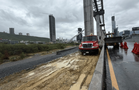Se deslava Parque Lineal bajo L4 del Metro