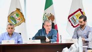 Supervisión del monitoreo en la laguna de regulación y la revisión de espectaculares como medida preventiva ante la continuidad de las precipitaciones