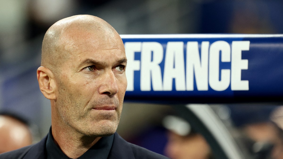 Zidane dirigió su tercer partido con la Selección de Francia / Reuters